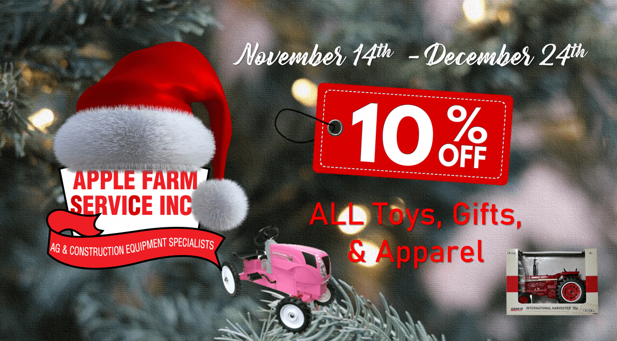 10 OFF Toy Sale Runs November 14th through December 24th Apple Farm